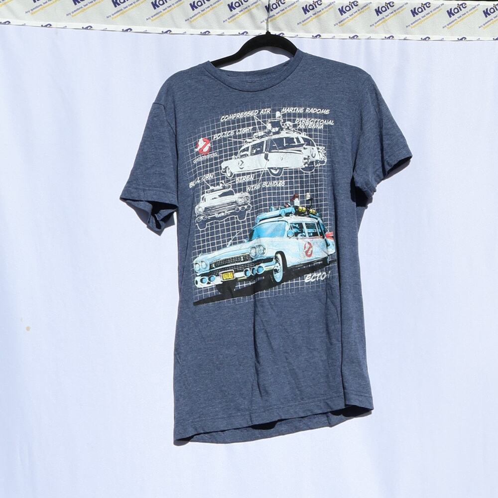 Mad Engine Ghostbusters Ecto-1 Graphic Tee Shirt Size Med